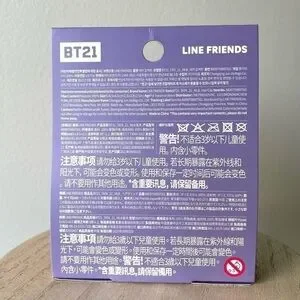 Line Friends | Accessories | Tata Fuzzy Hair Clip Bt2 Minini 